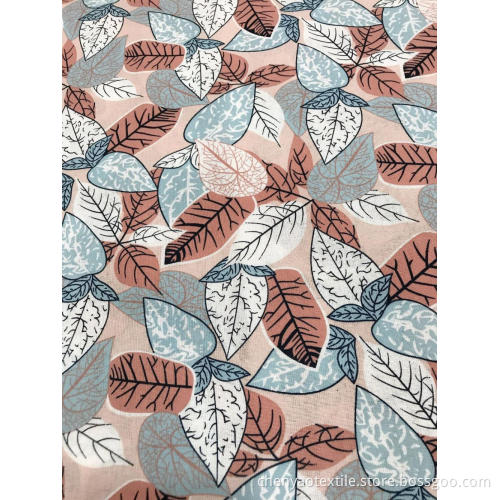 Comfortable And Cool Cotton Linen Printed Fabric
